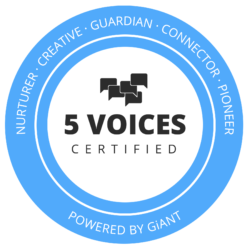 5 voices Certified Badge